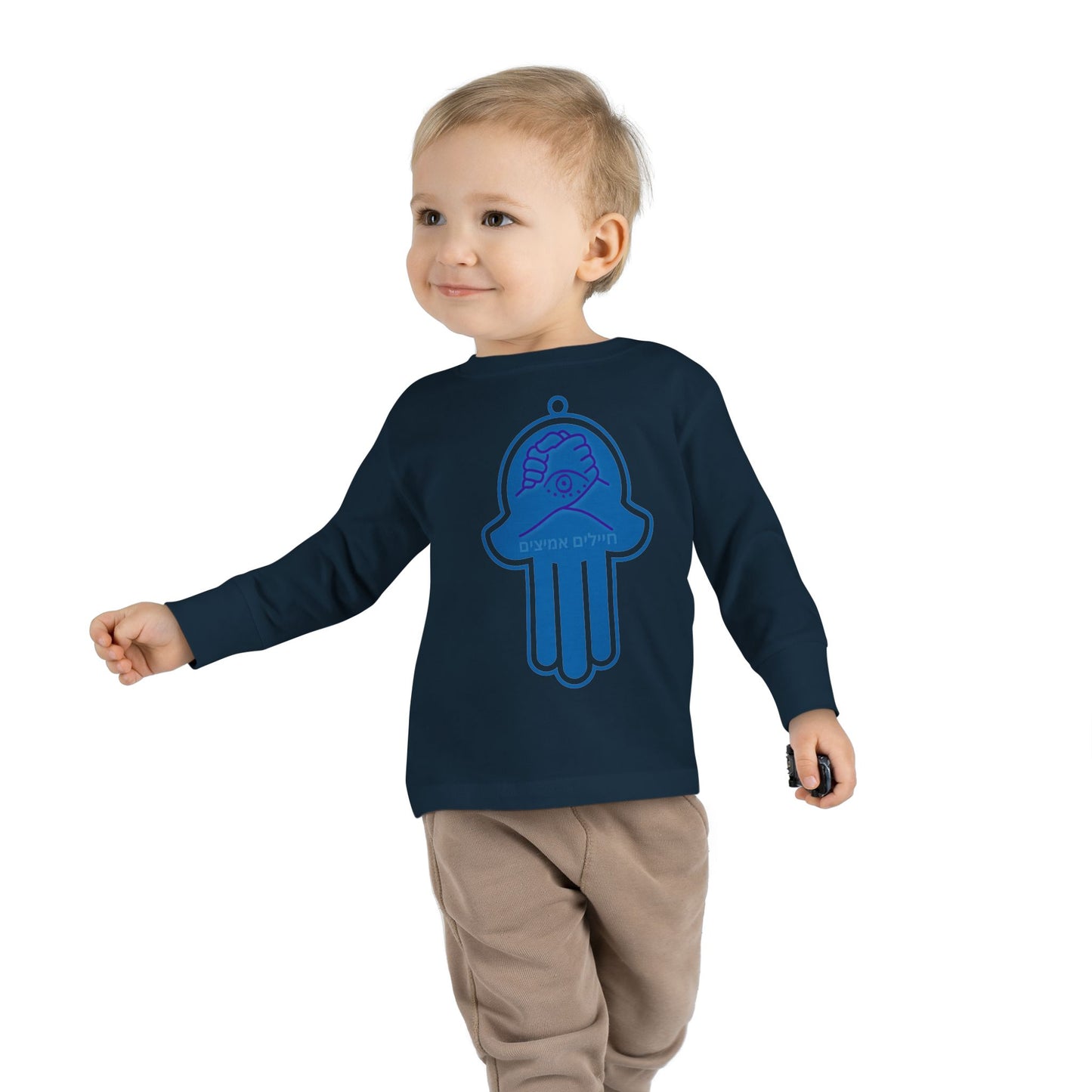 I support BRAVE SOLDIERS Toddler Long Sleeve Tee