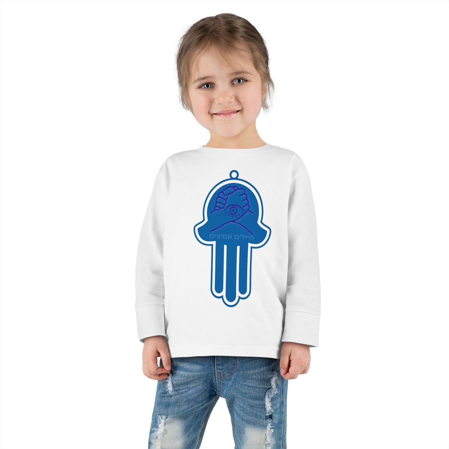 I support BRAVE SOLDIERS Toddler Long Sleeve Tee