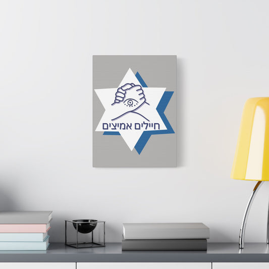 I support BRAVE SOLDIERS Star wall art