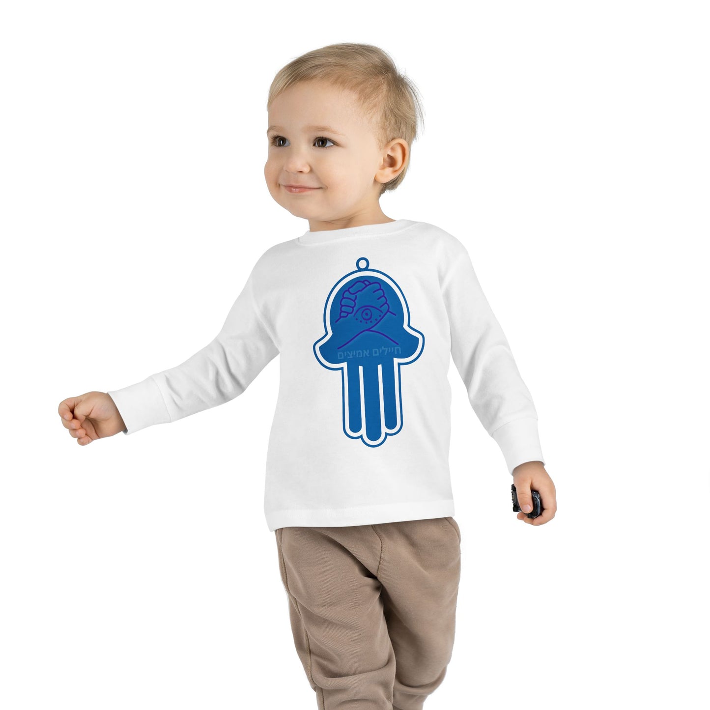 I support BRAVE SOLDIERS Toddler Long Sleeve Tee