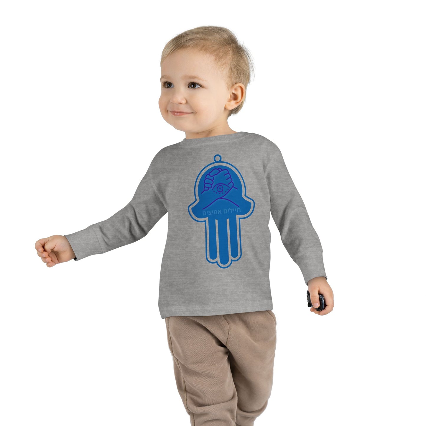 I support BRAVE SOLDIERS Toddler Long Sleeve Tee