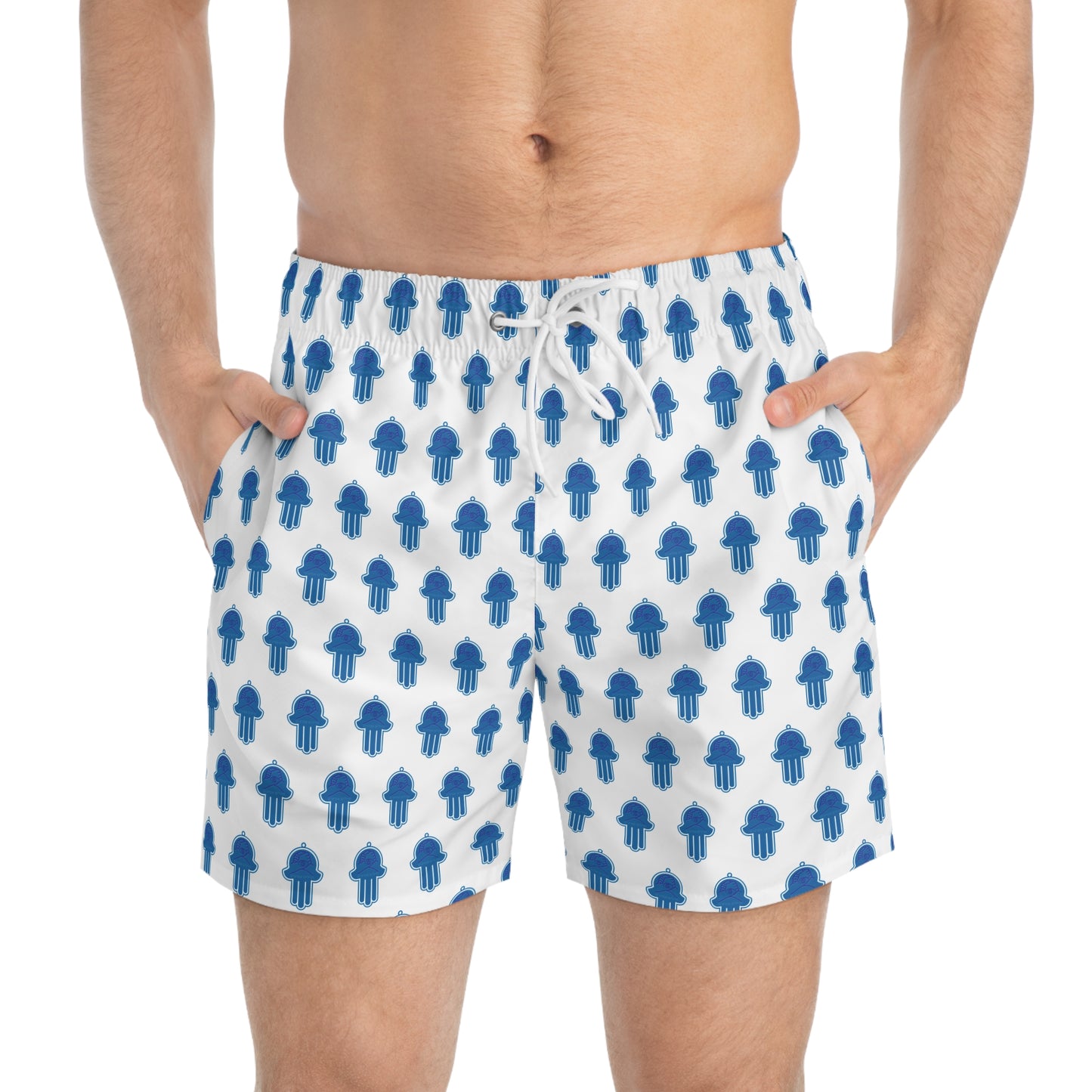 I support BRAVE SOLDIERS Hamsa Swim Trunks