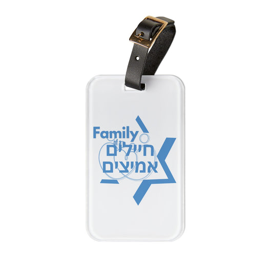 Family of a BRAVE SOLDIER Luggage Tag